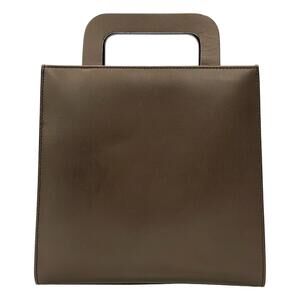 Gucci bag brown handbag leather shoulder crocodile bamboo